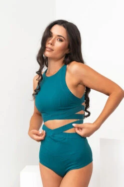 Lunalae Serena Top - Recycled Teal -Rad Store SerenaTopRecycled10