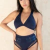 Tatiana Activewear Isla Top - Navy -Rad Store TatianaActive IslaNavyPoleWearSet 1436