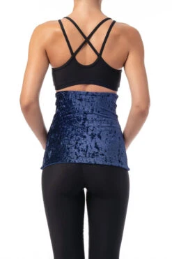 Dragonfly Back Warmer - Velvet Blue -Rad Store VelvetBackWarmerBlue3