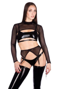 Naughty Thoughts XXX Rated See Through Garter Belt - Black -Rad Store XXXSinnerBlackThighHighfront f7e7472e ca6e 4e69 98d0 7805eb1c11ef