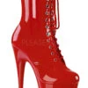 Pleaser USA Adore-1020 7inch Pleaser Boots - Patent Red -Rad Store adore 1020 r