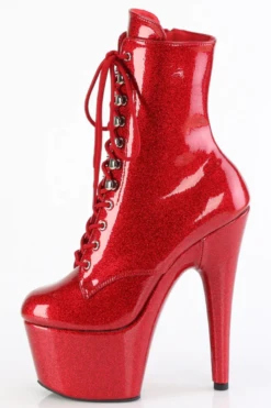 Pleaser USA Adore-1020GP 7inch Pleaser Boots - Ruby Glitter -Rad Store adore 1020gp ryrg m05 3ebe64da a002 4d05 a62f 50e6f1008f35