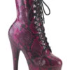 Pleaser USA Adore-1020SPWR 7inch Pleaser Boots - Hot Pink Snake 1 Pleaser USA Adore-1020SPWR 7inch Pleaser Boots - Hot Pink Snake -Rad Store adore 1020sp hpsp