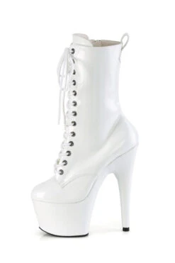 Pleaser USA Adore-1040WR 7inch Pleaser Boots - Holographic White -Rad Store adore 1040wr hg whg m05 1