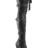Pleaser USA Adore-3028 7inch Thigh High Pleaser Boots - Matte Black -Rad Store adore 3028 bpu