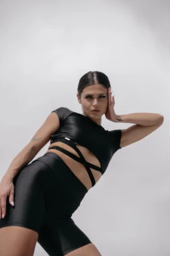 Paradise Chick Frankie Wrap Top - Black -Rad Store blackbiker5 b304231f 3681 41e8 b7f8 73f74df34ce4