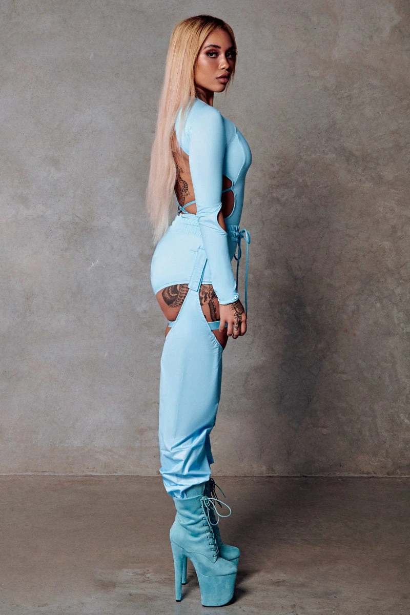 CXIX 119 Chaps - Blue 5 CXIX 119 Chaps - Blue - Image 3