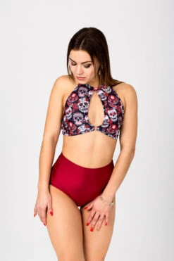 Shark Polewear Cherry Top - Sugar Skulls -Rad Store cherryskullhwwine2