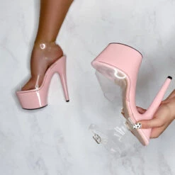 Hella Heels Classic Gloss 7inch Stilettos - Lyla -Rad Store chilli lyla sienna 6 7 11