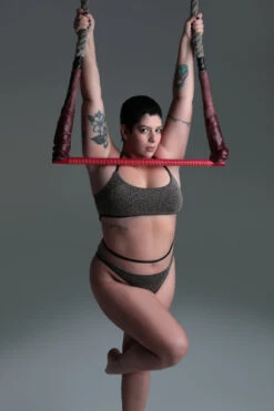 Rolling Vento Glam Reversible Bottoms - Black Lurex / Beige -Rad Store day02rolling1334