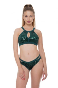 Bandurska Eclipse Top - Green Sequin -Rad Store eclipse set