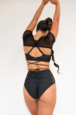 Lunalae Ember Top - Recycled Black -Rad Store ember2