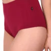 Cleo The Hurricane Essential High Waisted Shorts - Merlot 2 Cleo The Hurricane Essential High Waisted Shorts - Merlot -Rad Store ess hw mer