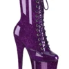 Pleaser USA Flamingo-1040GP 8inch Pleaser Boots - Purple Glitter -Rad Store flamingo 1040gp ppg dd73ee03 4588 48f6 a8e1 7bd33e04b14c