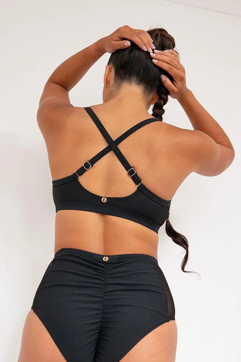 Lunalae Gigi Top - Recycled Black 4 Lunalae Gigi Top - Recycled Black - Image 2