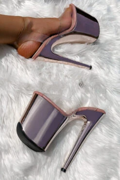 Hella Heels Classic Gloss 8inch Stilettos - Sienna Rose Gold -Rad Store glitter 1 967c9a2d d91a 41e0 bd3e a84d2ede4cd6