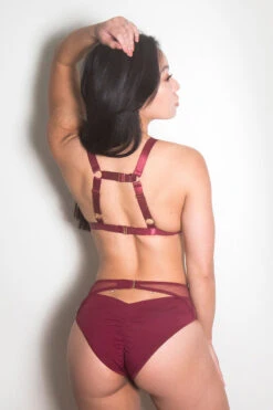 Tatiana Activewear Kaizen Shorts - Burgundy -Rad Store kaizen2 a59f67e9 e9c0 466a 9ef5 389ec0da4892