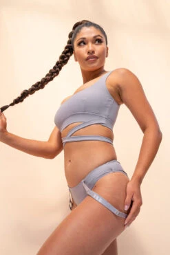 Lunalae Kehlani Top - Recycled Grey -Rad Store kehlani2