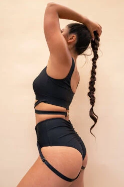 Lunalae Kehlani Top - Recycled Black -Rad Store kehlani6