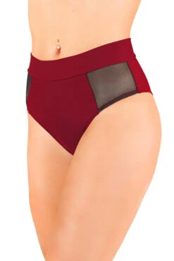 Dragonfly Molly Shorts - Burgundy Mesh -Rad Store msr2