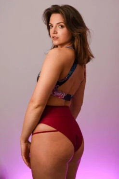 Pole Addict Not So Grr Shorts - Wine -Rad Store not so grr Wine s