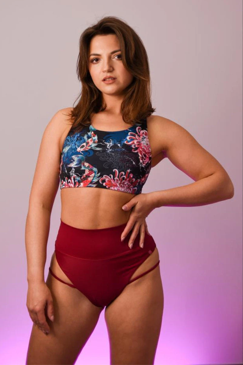 Pole Addict Not So Grr Shorts - Wine 3 Pole Addict Not So Grr Shorts - Wine