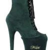 Pleaser USA Shoe Protectors - Emerald Green Velvet 1 Pleaser USA Shoe Protectors - Emerald Green Velvet -Rad Store psp emgnvel