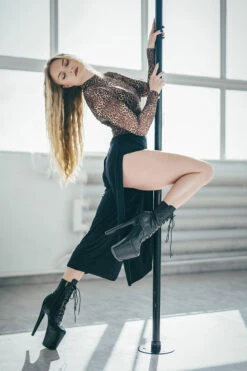 REV ACTIV Sensual Flow Pants (with Leg Slit) - Black -Rad Store revactiv dancetemple all malowanieswiatlem 007 1