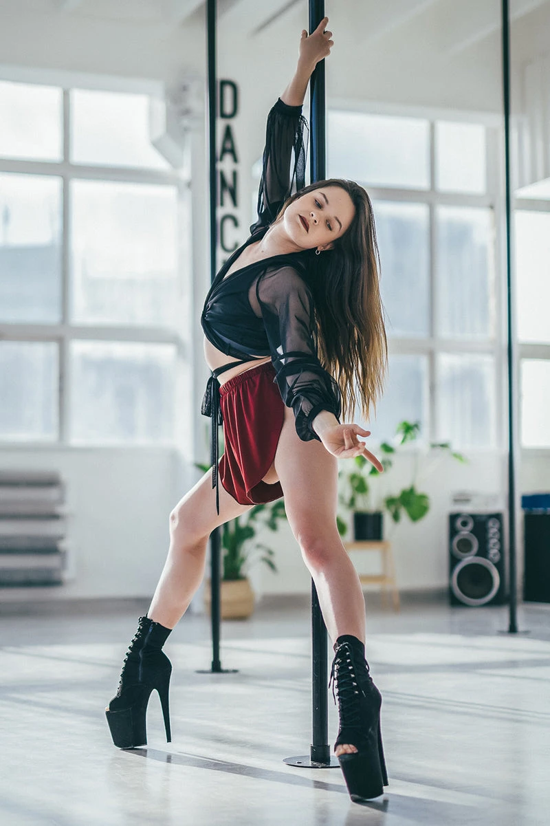 REV ACTIV Mesh Wrap Blouse - Black 10 REV ACTIV Mesh Wrap Blouse - Black - Image 8