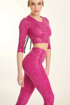 Paradise Chick Superhero Series Sticky High Waist Leggings - Ruby Leopard -Rad Store ruby original sticky set2 9b4ffcbe 03ca 4b7f bccc 84869c4b2592 1