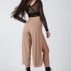 REV ACTIV Sensual Flow Pants (with Leg Slit) - Coffee -Rad Store sensual coffee pants with slits 1