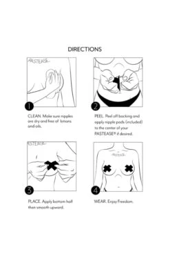 Pastease Cross Nipple Pasties - Iridescent Liquid Black 9 Pastease Cross Nipple Pasties - Iridescent Liquid Black -Rad Store slice1.1 7d53455a bbd5 45ea b42a 517f522b4e54