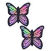 Pastease Butterfly Nipple Pasties - Glitter Pastel Rainbow 1 Pastease Butterfly Nipple Pasties - Glitter Pastel Rainbow -Rad Store slice24