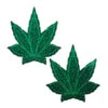 Pastease Indica Pot Leaf Nipple Pasties - Green Glitter 1 Pastease Indica Pot Leaf Nipple Pasties - Green Glitter -Rad Store slice2 309571fd db88 42b5 a5a8 5bd2d1315fb9 1