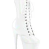Pleaser USA Adore-1040WR 7inch Pleaser Boots - Holographic White -Rad Store slice5 a88da001 5d0e 4d08 958f ce8b8fd79e95 1