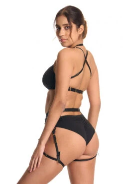 Bandurska Slow Dancing Garter Belt - Black -Rad Store slow dancing garter belt2