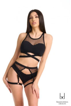 Bandurska Sugar Suspender Accessory - Black -Rad Store sugar premium suspenders