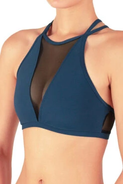 Dragonfly Victoria Sports Bra - Petrol Mesh -Rad Store vmp2